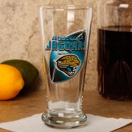 Jacksonville Jaguars 16.5 Oz. Enhanced Hi-def Flared Pilsner Glass