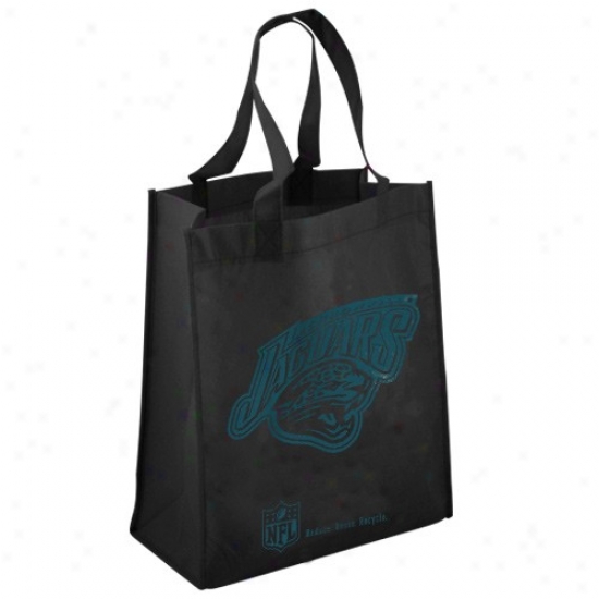 Jacksonville Jaguars Black Reuwable Tote Bag