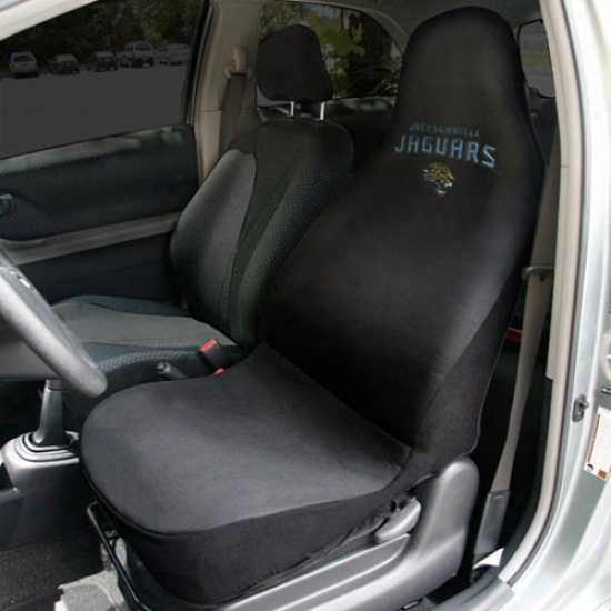 Jacksonville Jaguars Black Team Logo Car Seat Cover