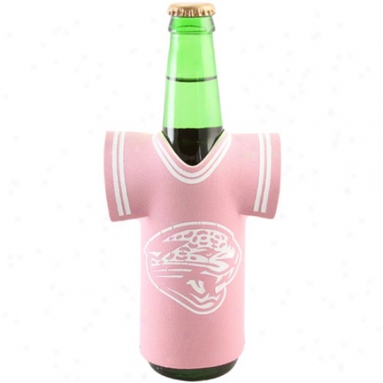 Jacksonville Jguars Pink Jersey Neoprene Bottle Coozie