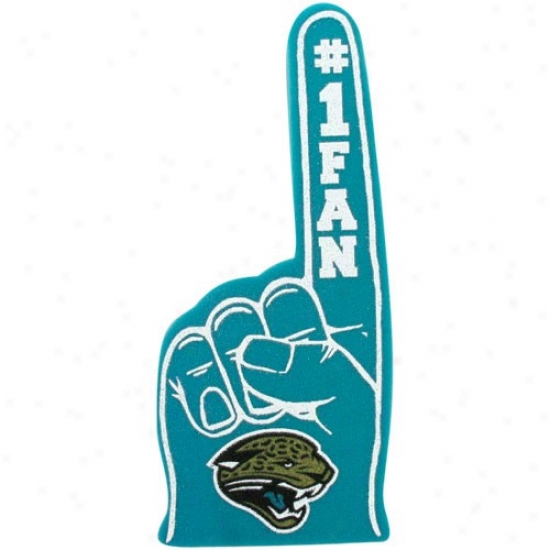 Jacksonville Jaguars Teal #1 Fan Foam Finger