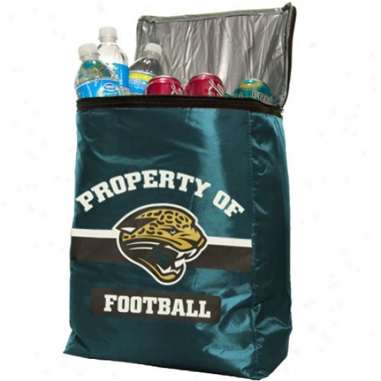 Jacksonville Jaguars Teal Insulated Cooler Backpack