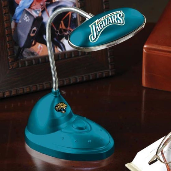 Jacksonville Jaguars Teal Led Desk Lamp