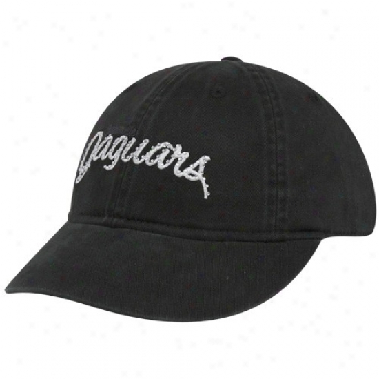 Jaguars Hat : Reebok Jaguars Ladies Black Charlie Slouch Adjustable Hat