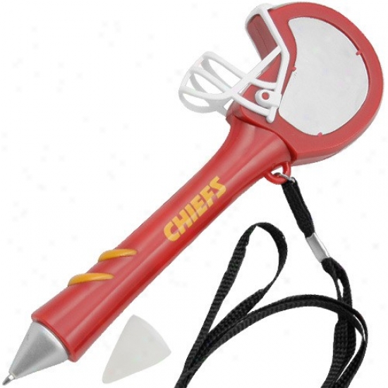 Kansas City Chiefs Red Light-up Mirror Pen