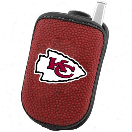 Kansas City Chiefs Red Team Logo Swivel Cellphone Case