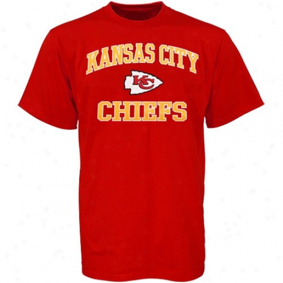 Kc Chief Tshirt : Kc Chief Red Heart And Soul Tshirt