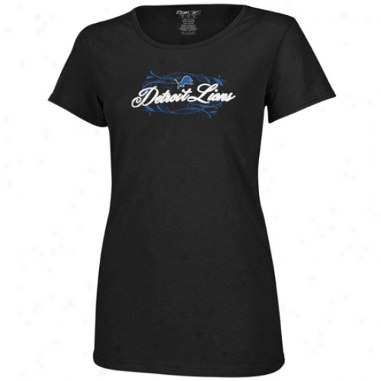 Lions T-shirt : Reebok Lions Ladies Wicked Jennifer Slender Fit T-shirt