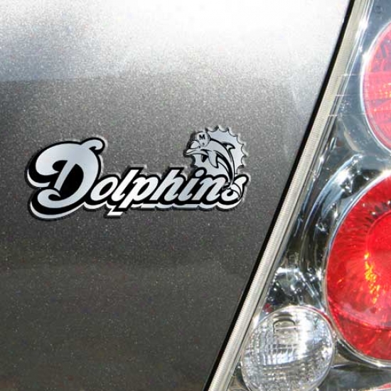 Miami Dolphins Auto Emblem