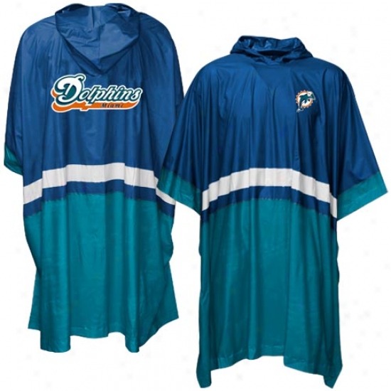 Miami Dolphins Official Team Poncho