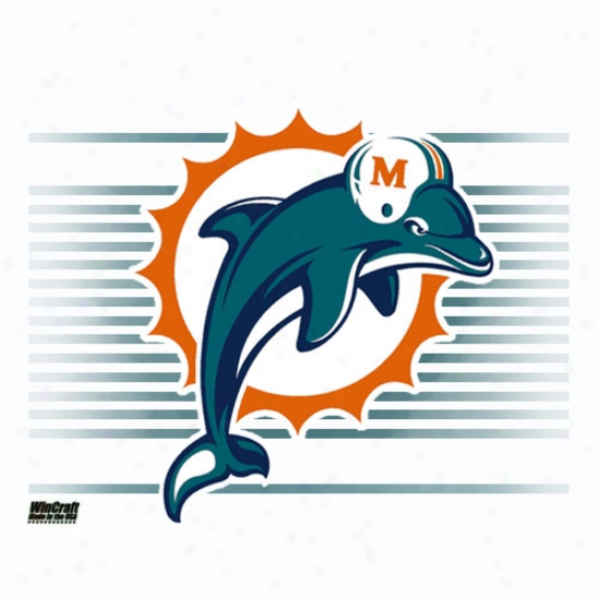 Miami Dolphins Small Window Cling