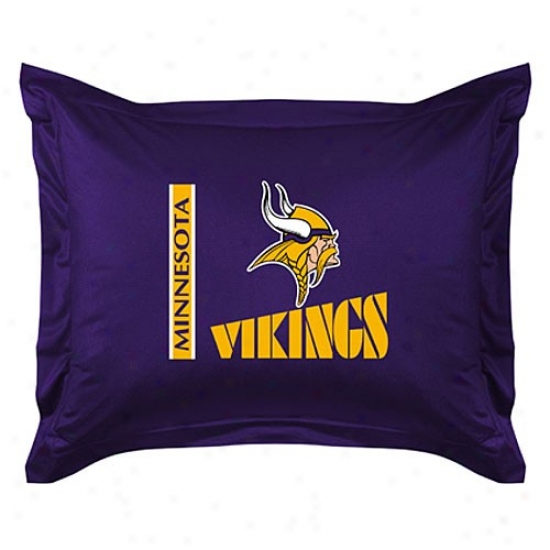 Minnesota Vikings Locker Room Pillow Sham
