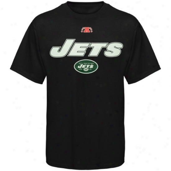 N Y Jets T Shirt : N Y Jets Black Critical Victory Iii T Shirt