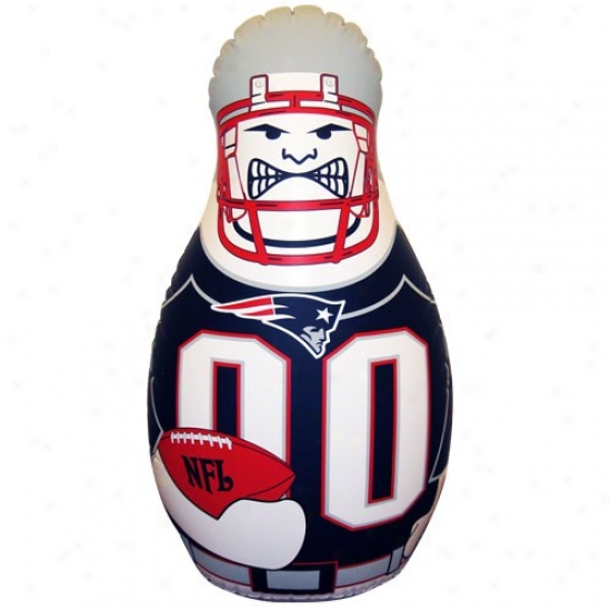 New England Patriots 40'' Inflatable Tackle Buddy Punching Bag