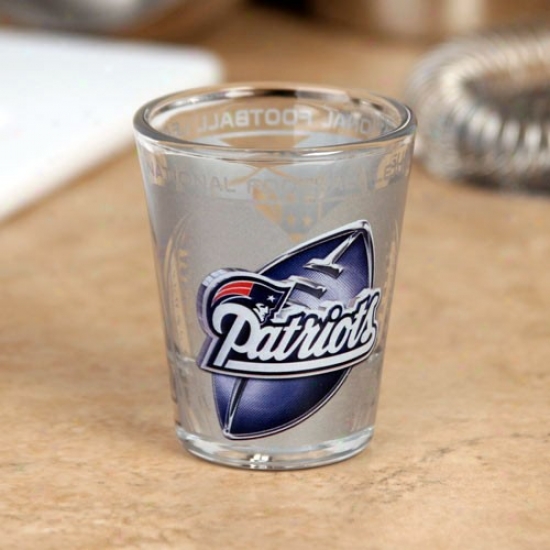 New England Patriots High Definition Shot Glass