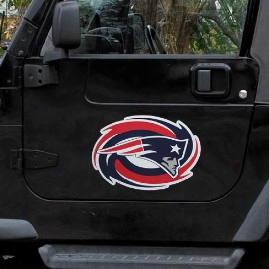 New England Patriots Team Logo Car Magnet
