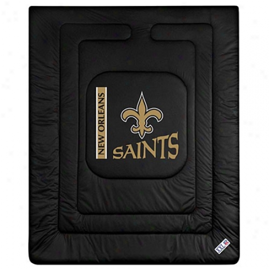 New Orleans Saints Twin Size Locker Room Comforter