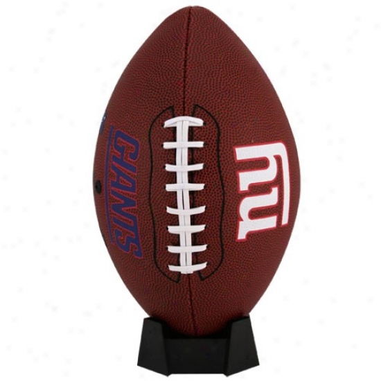 New York Giants Full-size Game Time Football