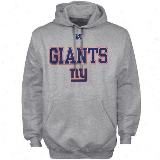 New York Giants Sweatshirt : New York Giants Ash Critical Victory Iii Sweatshirt
