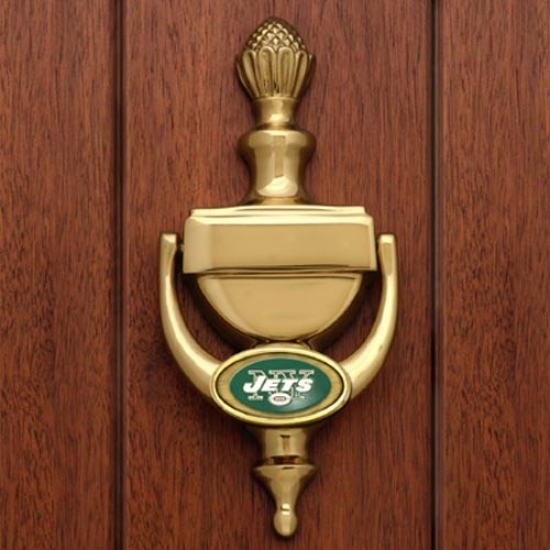 New York Jets Brass Door Knocker