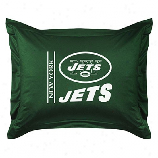 New Yorj Jets Locker Room Pillow Sham