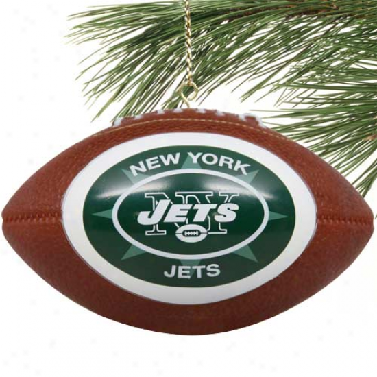 New York Jets Mini-replica Football Ornament