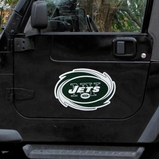 New York Jets Team Logo Car Magnet