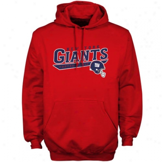 Ny Giants Sweatshirts : Reebok Ny Giants Red The Call Is Tails Sweatshirts