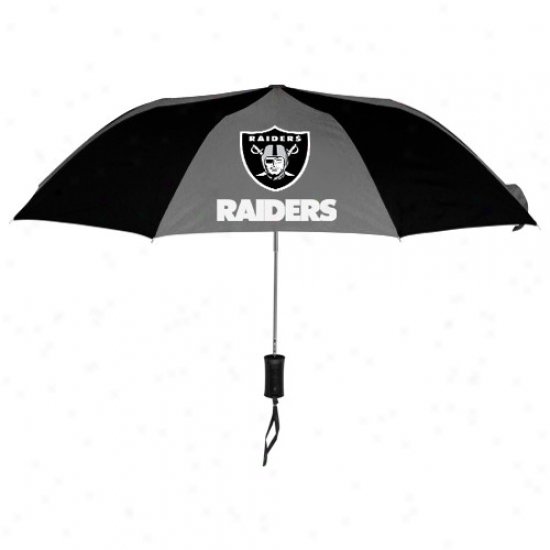 Oakland Raiders 42'' Folding Umbrella
