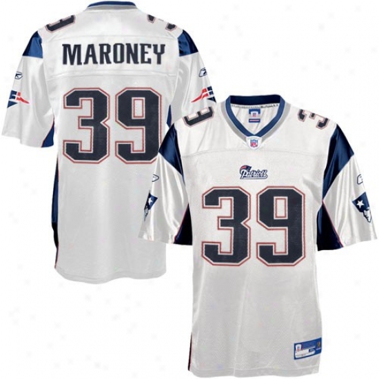 Patriots Jersys : Reebokk Nfl Equipment Patriots #39 Laurence Maroney White Replica Football Jerseys