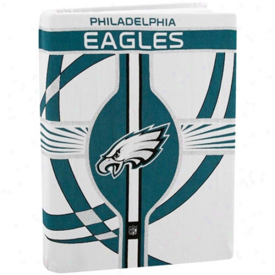Philadelphia Eagles Green-white Stretchable Book Cover