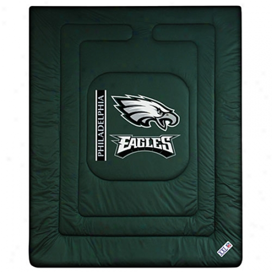 Philadelphia Eagles Queen/full Size Locker Room Comforter