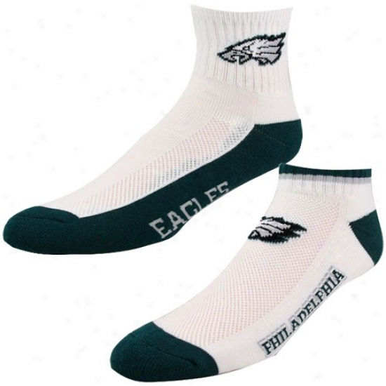 Philadelphia Eagles White-green Two-pack Socks