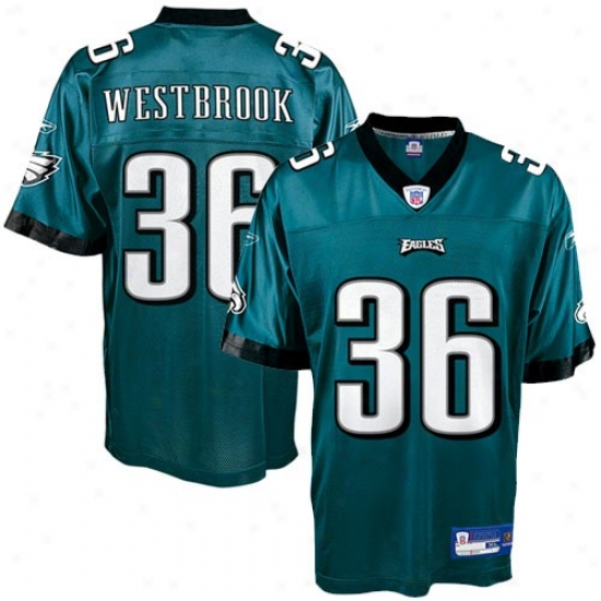 Philly Eagles Jerseys : Reebok Nfl Equipment Philly Eagles #36 Brian Westbrook Green Replica Football Jerseys
