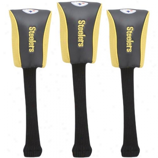 Pittsburgh Steelers 3-pack Golf Club Headcovers