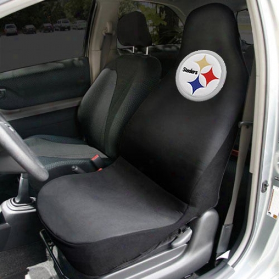 Pittsburgh Steelers Black Team Logo Car Seat Underwood