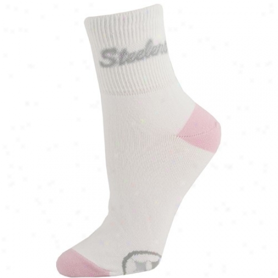 Pittsburgh Steelers Pink Ladies 9-11 Fold Down Ankle Socks
