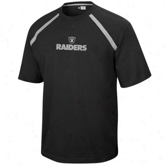 Raiderd T-shirt : Raiders Black Conquest Gear T-shirt