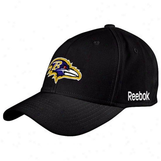 Ravens Merchandise: Reebok Ravens Black Coaches Flsx Cardinal's office