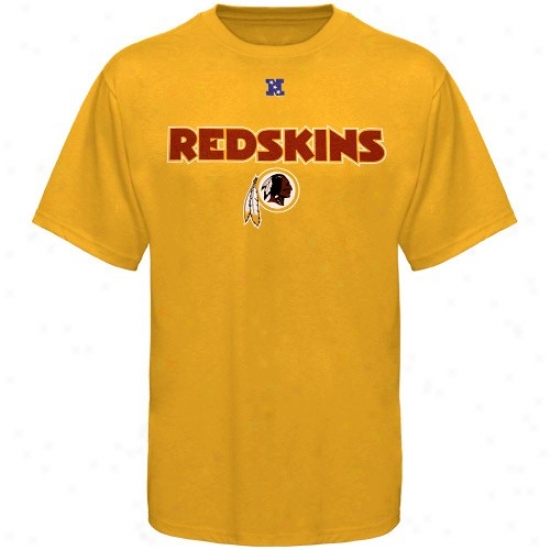 Redskin Tees : Redskin Gold Critical Victory Tees