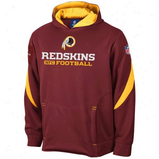 Redskins Stuff: Reebok Redskins Youth Burgundy Turbine Mesh Hoody Sweatshirt