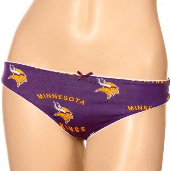 Reebok Minnesota Vikings Ldaies Purple Maverick Panties