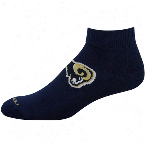Reebok St. Louis Rams Navy Blue Team Sun Ankle Socks