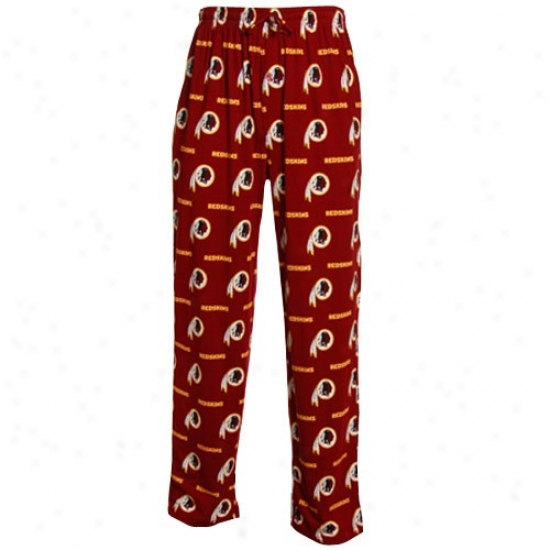 Reebok Washington Redskins Burgundy T2 Pajama Pants