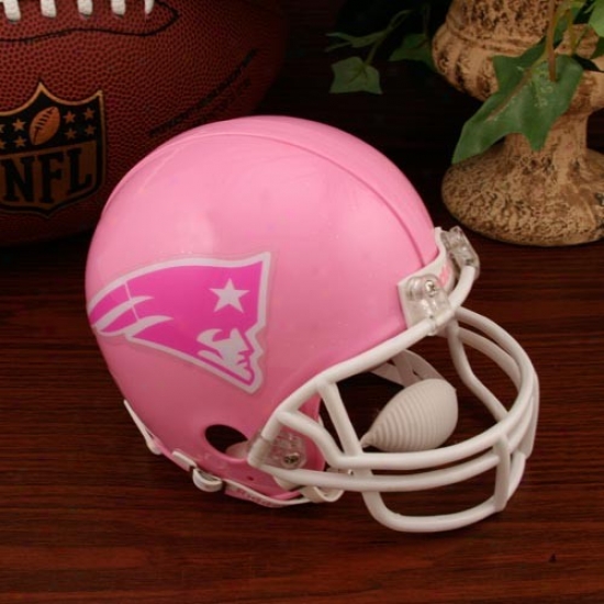 Riddell New England Patriots Pink Breast Cancer Mini Helmet