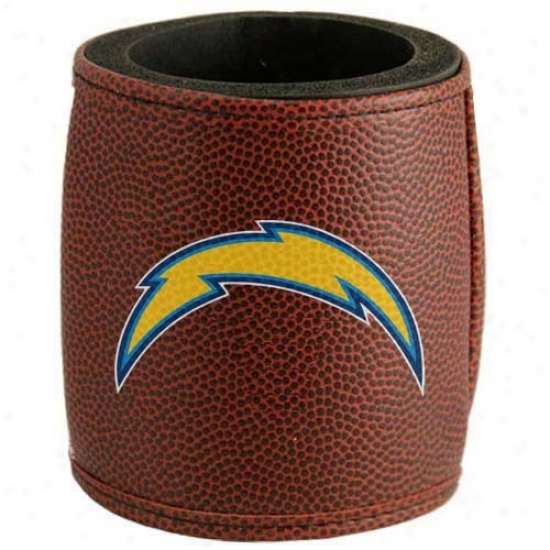 San Diego Chargers Brown Fooball Can Coolie