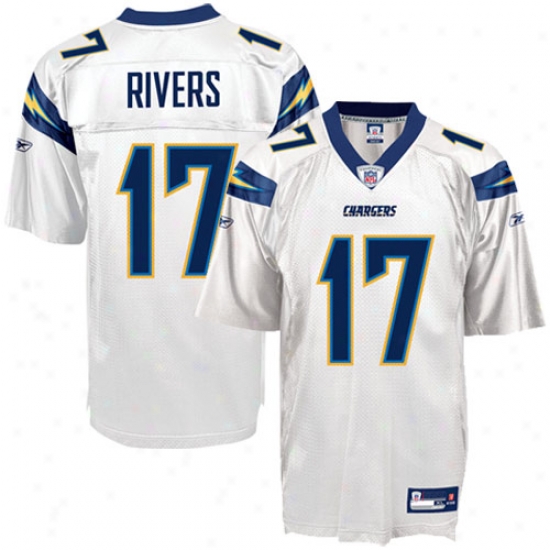 San Diego Chargers Jerseys : Reebok Nfl Equipment San Diego Chargers #17 Philop Rivers White Replica Footgall Jerseys