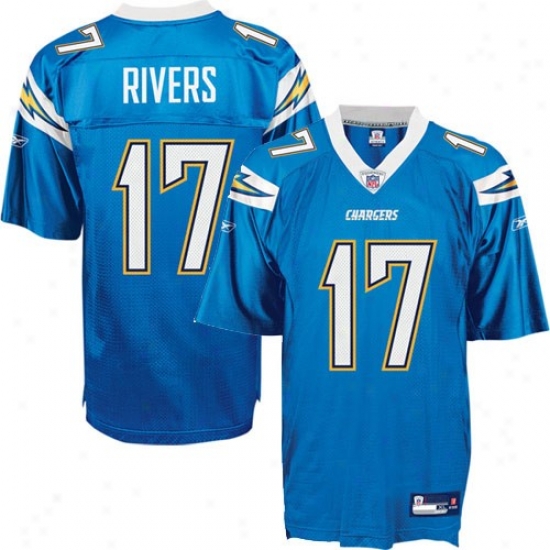 San Diego Chargers Jerseys : Reebok Nfl Equipment San Diego Chargers #17 Phillip Rivers Electric Blue Juvenility Replica Football Jerseys