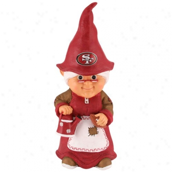San Francisco 49ers Nfl Female Garden Gnome