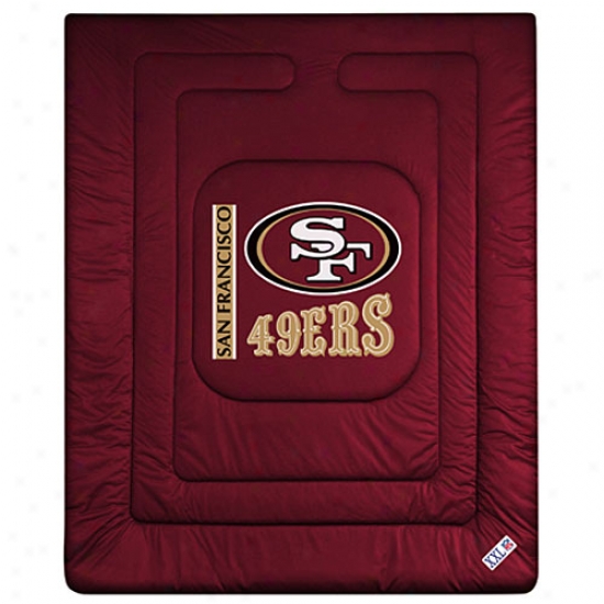 San Francisco 49ers Queen/full Size Locker Room Comforter